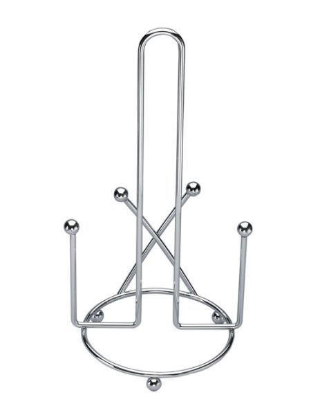 DRŽÁK NA KUCHYŇSKÉ UTĚRKY - barvy stříbra, Basics, kov (29cm) - Justinus