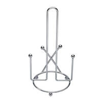 KONYHAI PAPÍRTÖRLŐ TARTÓ - ezüst, Basics, fém (29cm) - Justinus