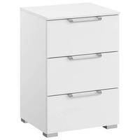 NACHTSCHRANK 40/61/42 cm  - Silberfarben/Alufarben, Design, Holzwerkstoff/Kunststoff (40/61/42cm) - Novel