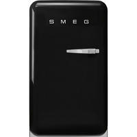 KÜHLSCHRANK 54.5/97.0/70.1 cm  - Schwarz Hochglanz, Trend, Metall (54.5/97.0/70.1cm) - SMEG
