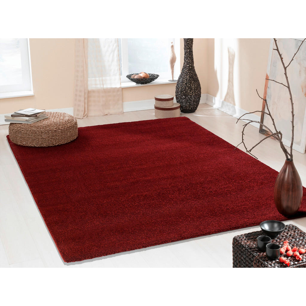 Thumbnail - Novel Webteppich Monte Point, Kastanien, Textil, Uni, rechteckig, 65x130 cm, in verschiedenen Größen erhältlich, Teppich...