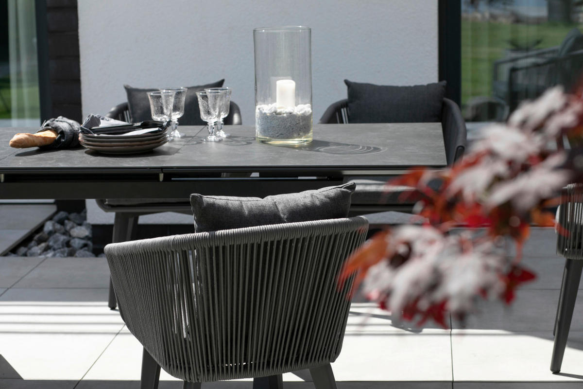 GARTENSESSEL Aluminium Grau  - Grau, Basics, Kunststoff/Textil (58/78/63cm)