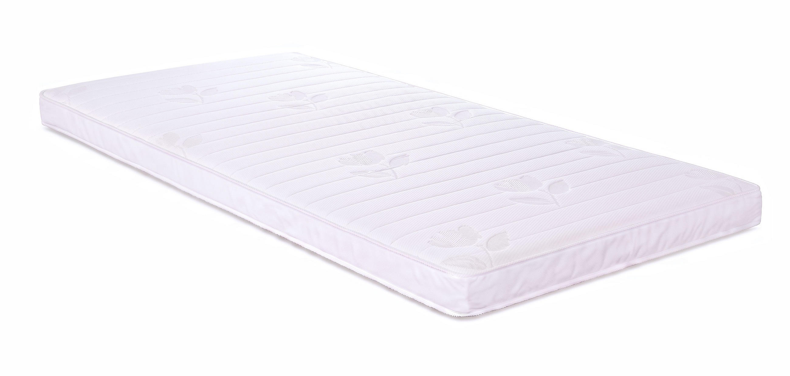 BÄDDMADRASS 105/200 cm  höjd ca 10 cm  - vit, Klassisk, textil (105/200cm) - Cassando