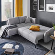 ECKSOFA in Webstoff Gelb  - Gelb/Schwarz, LIFESTYLE, Textil/Metall (191/250cm) - Carryhome