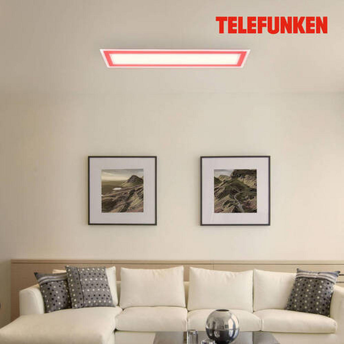 LED PANEL  - bijela, Trend, metal/plastika (100/25/6,3cm)