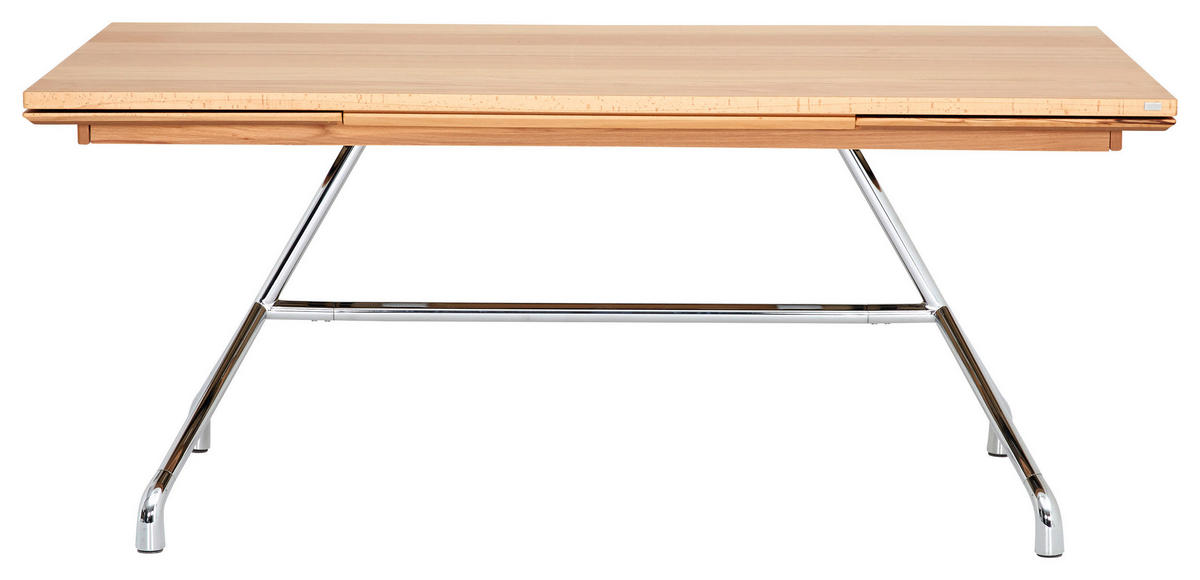 ESSTISCH in Holz, Metall 180-280/95/77 cm  - Nussbaumfarben, Design, Holz/Metall (180-280/95/77cm) - Joop!