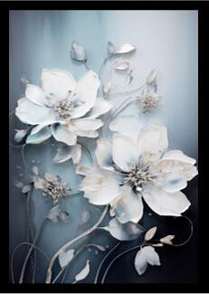 BILD Blumen  - Multicolor, Basics, Textil (50/70/1.5cm) - Euroart