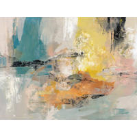 OBRAZ NA PLÁTNĚ, abstraktní, 60/80 cm  - vícebarevná, Konvenční, dřevo/papír (60/80cm) - Euroart