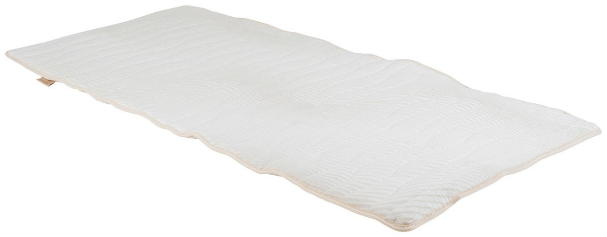 POSTELJNI NADVLOŽEK - bela, Design, tekstil (200/90cm) - Meblojogi