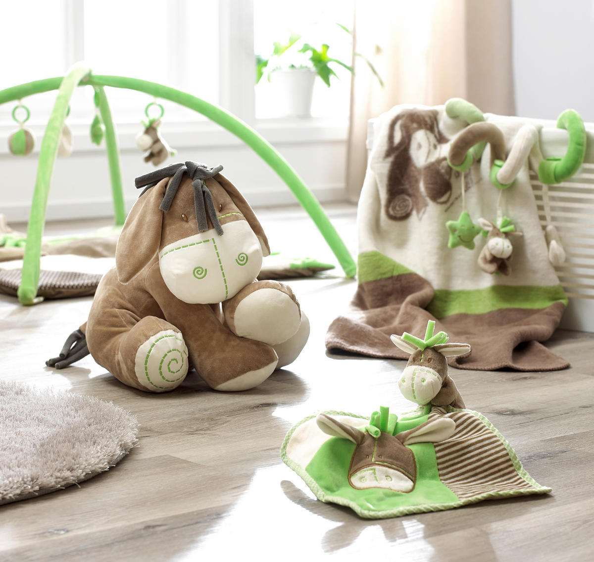 SPIELBOGEN DIEGO  - Schlammfarben/Grün, Basics, Kunststoff/Textil (80/80/60cm) - My Baby Lou