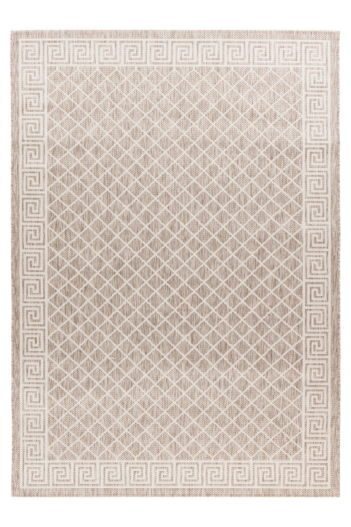 FLACHWEBETEPPICH 160/230 cm My Tallinn Taupe  - Taupe, Design, Textil (160/230cm) - Obsession