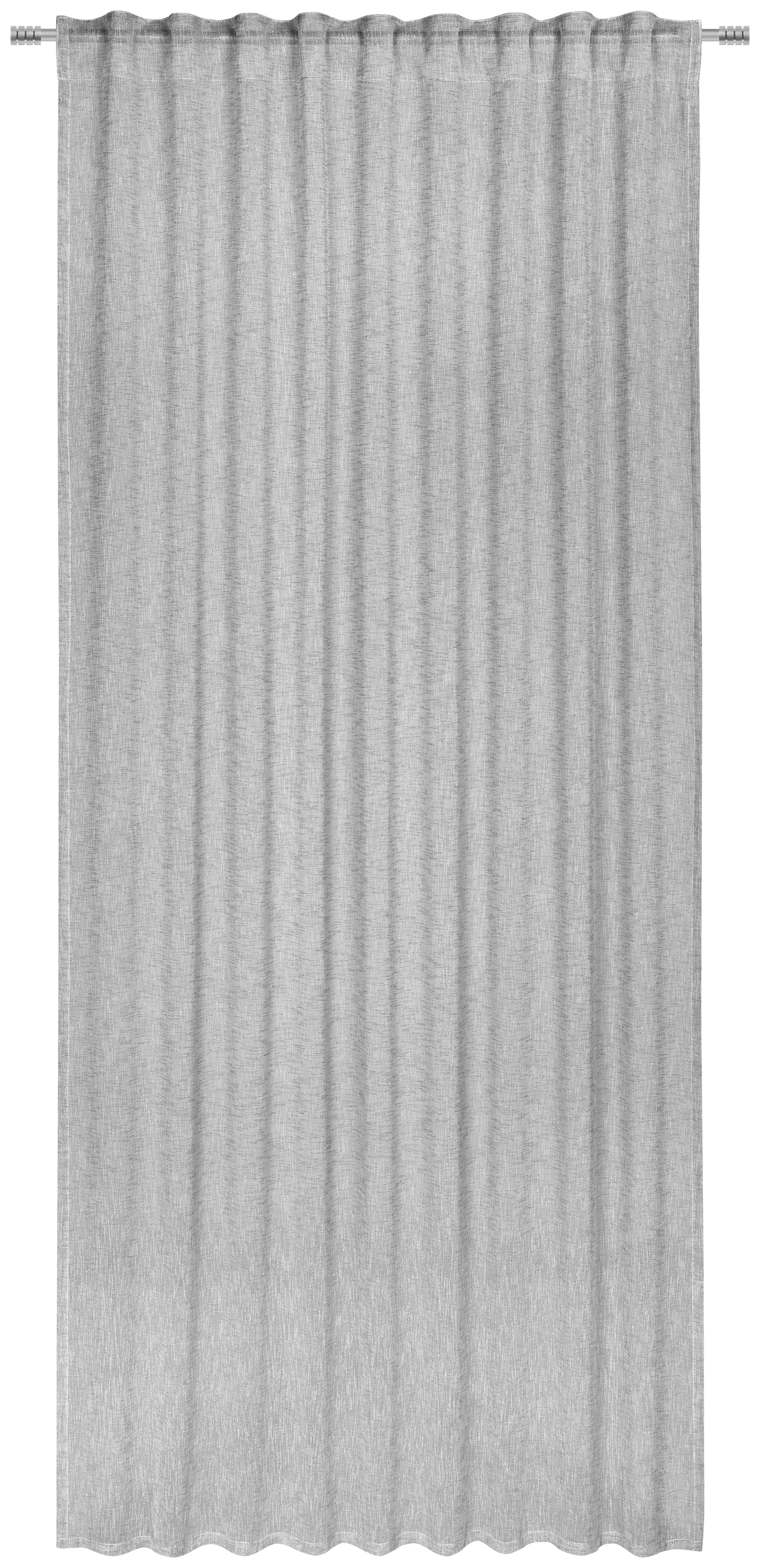 GARDINLÄNGD halvtransparent  - grå, Basics, textil (140/245cm) - Esposa