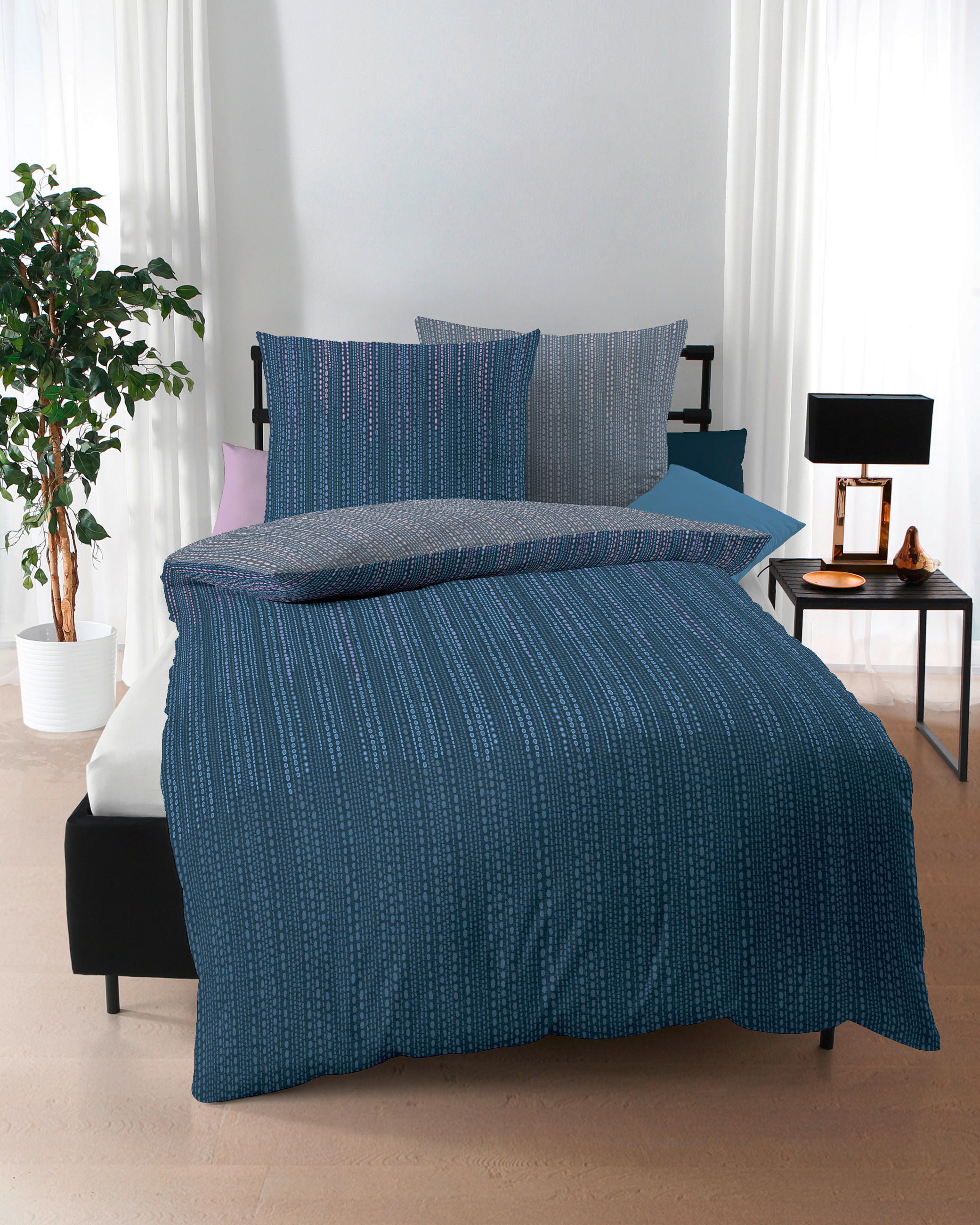 POSTELJNINA VERTIGO 200/200 cm flanela rjava  - rjava, Konvencionalno, tekstil (200/200cm) - Kaeppel