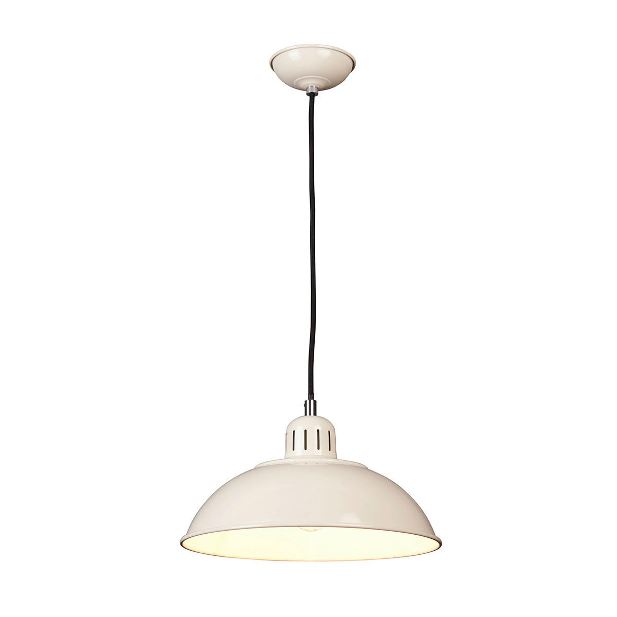 HÄNGLAMPA Franklin 30/29.9 cm  - cremefärgad, Design, metall (30/29.9cm) - Elstead Lighting