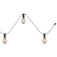 LJUSSLINGA  - svart, Basics, plast (750/8/12cm) - Globo