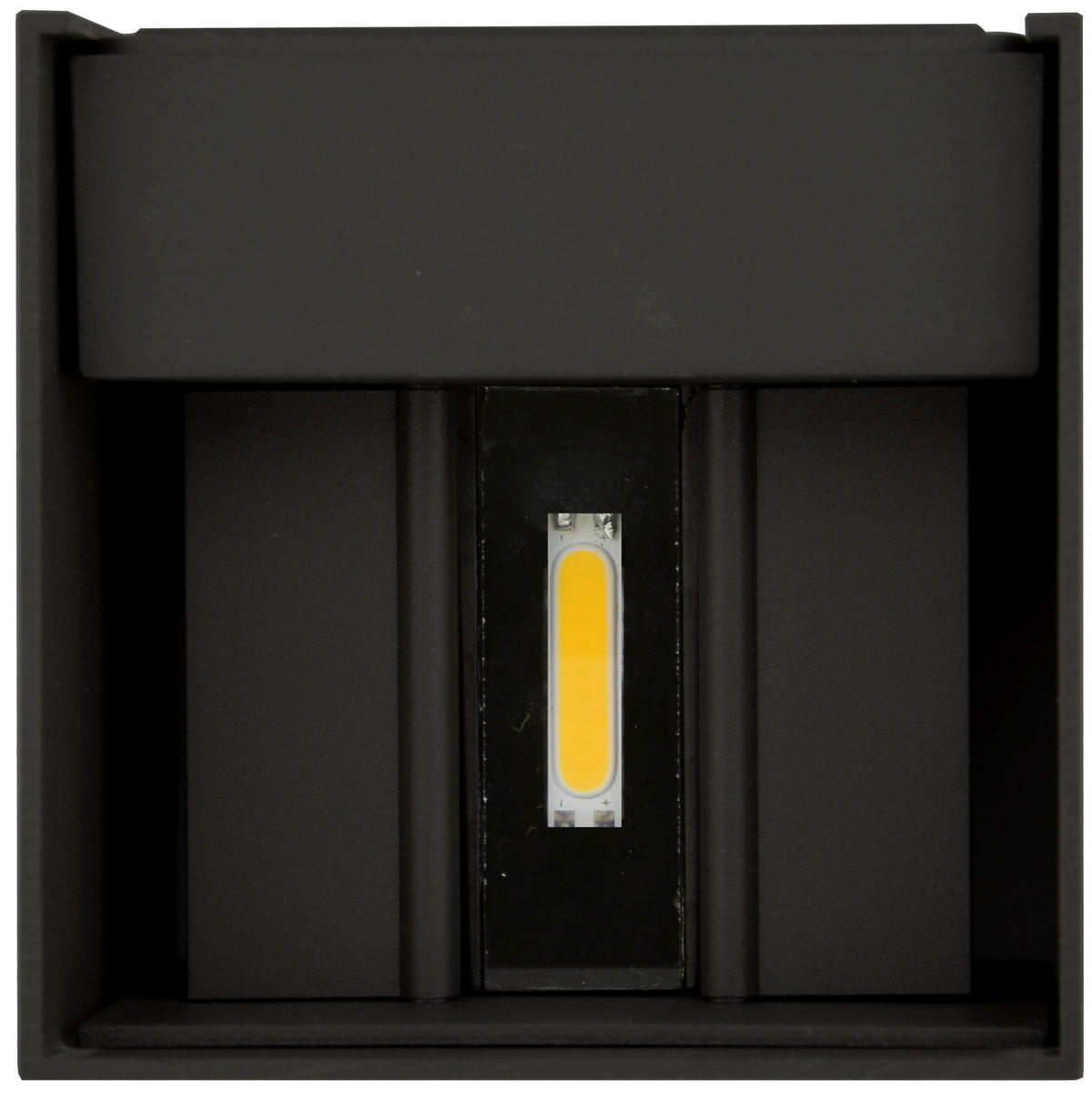 AUßENWANDLEUCHTE Qube 11,2/11,2/11,2 cm   - Anthrazit, Design, Metall (11,2/11,2/11,2cm)