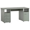 SCHREIBTISCH 150/70/70 cm  in Petrol  - Silberfarben/Petrol, MODERN, Holzwerkstoff/Kunststoff (150/70/70cm) - MID.YOU