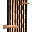 LOWBOARD  267/189/42 cm 4 Schublade(n) stehend, Beleuchtung  - Eichefarben/Anthrazit, Design, Holz/Holzwerkstoff (267/189/42cm) - Moderano