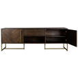 SIDEBOARD 180/60/45 cm  - Messingfarben/Akaziefarben, KONVENTIONELL, Holz/Holzwerkstoff (180/60/45cm) - Ambia Home