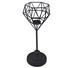 KERZENHALTER - Schwarz, Basics, Metall (22/50cm) - Ambia Home