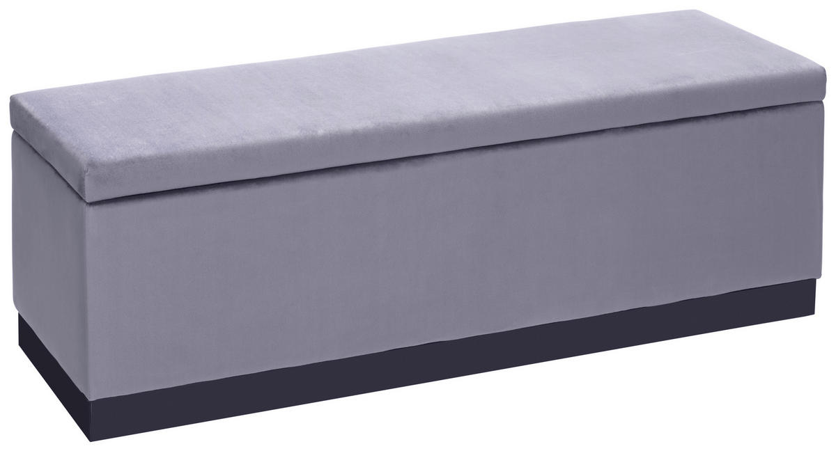 KLOP S SKRINJO   - siva, Trend, kovina/tekstil (120/42/40cm) - Carryhome