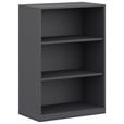 AKTENREGAL Anthrazit  - Anthrazit, Design, Holzwerkstoff (80/112,5/40cm) - Moderano