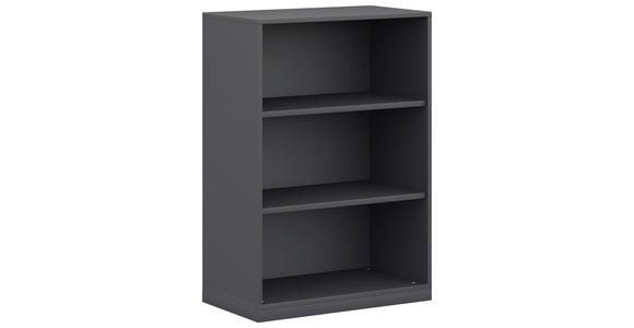AKTENREGAL Anthrazit - Anthrazit, Design, Holzwerkstoff (80/112,5/40cm) - Moderano
