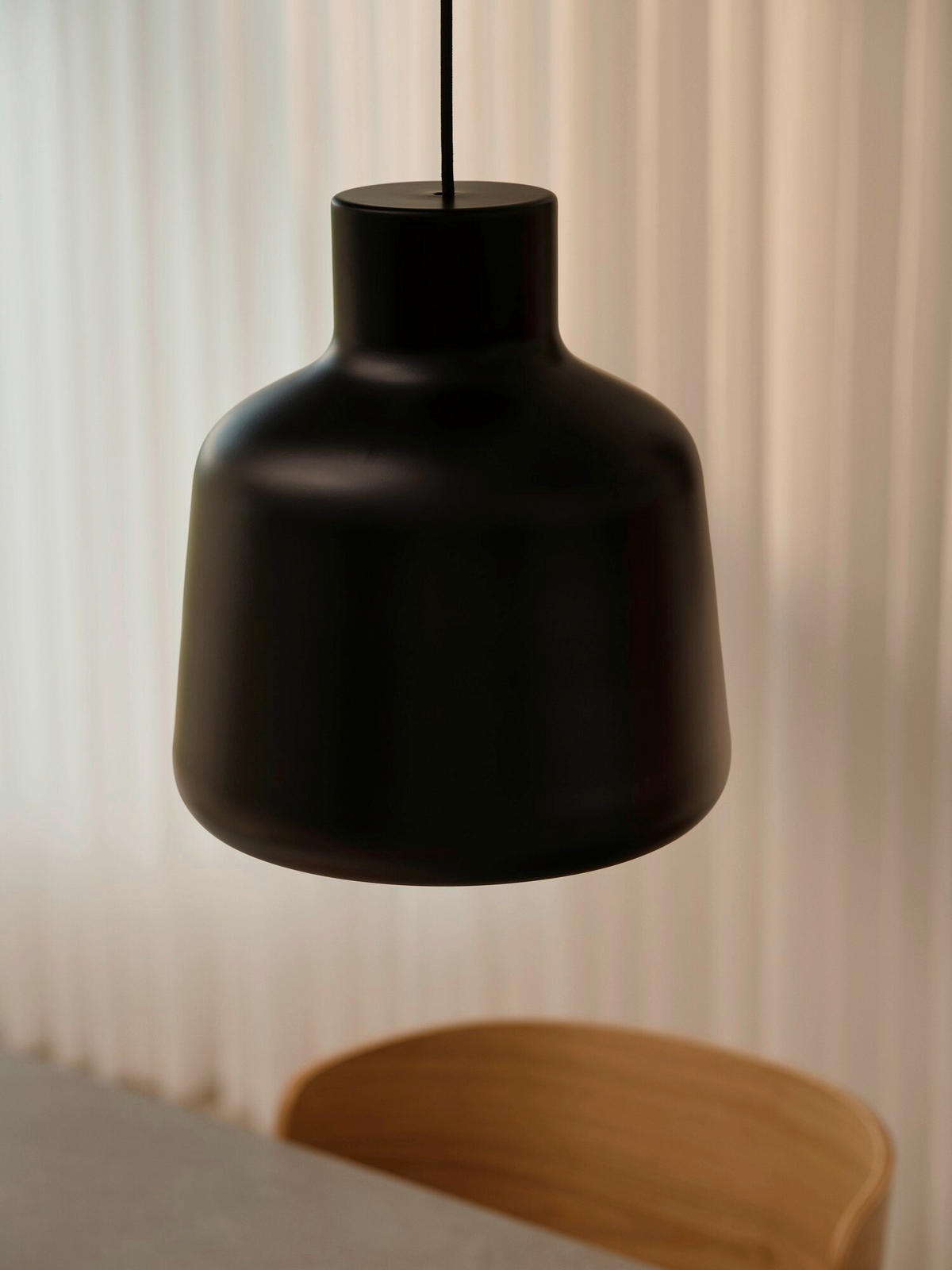 HÄNGELEUCHTE Louella 30/33 cm  - Schwarz, Design, Metall (30/33cm) - Nordlux