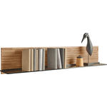 WANDBOARD  139/29/23 cm  - Eichefarben, Natur, Glas/Holz (139/29/23cm) - Valnatura