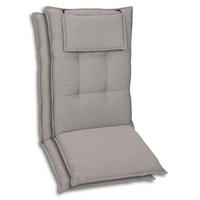 SESSELAUFLAGENSET in Grau meliert  - Grau, Basics, Textil (50/7/120cm)