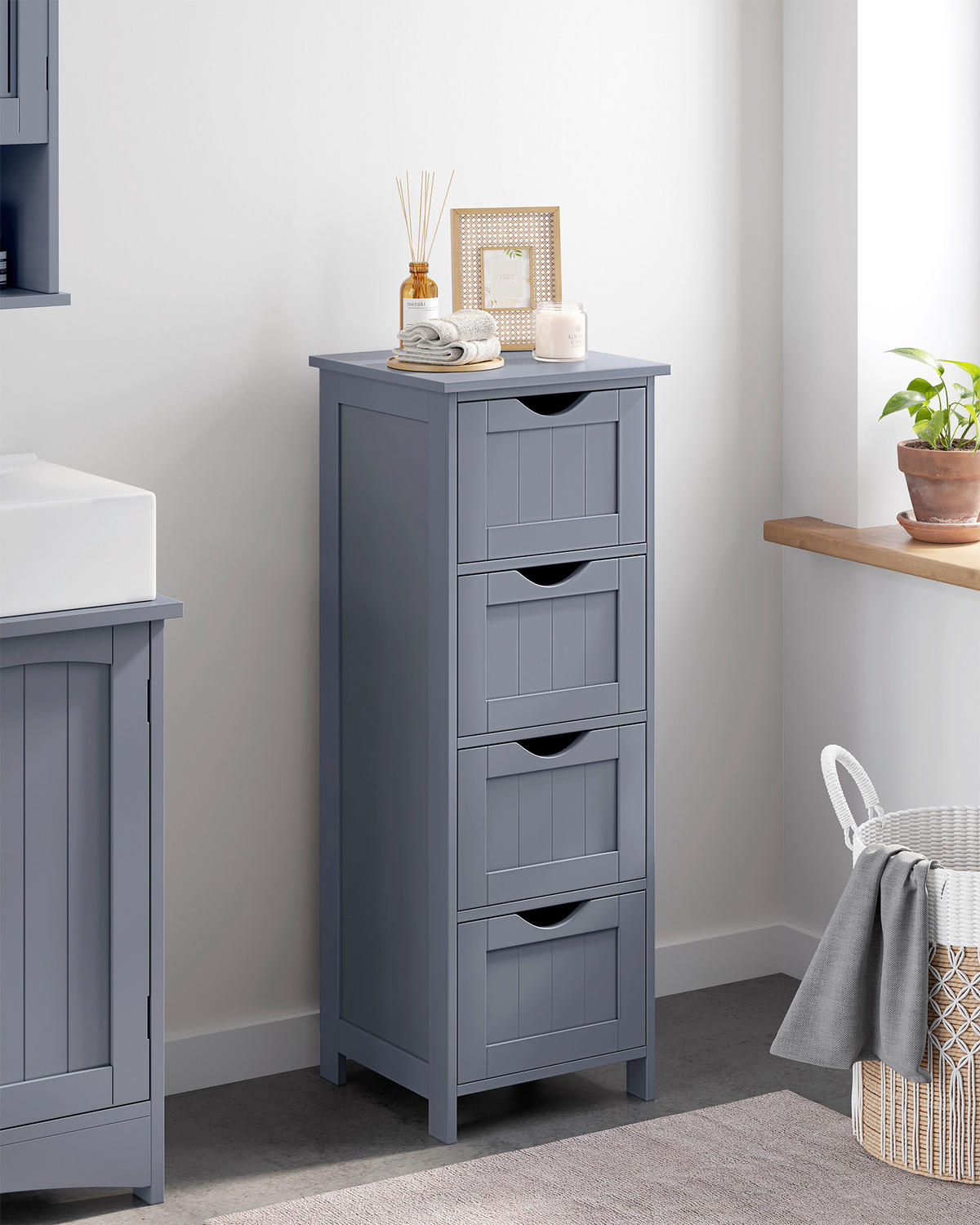 MIDISCHRANK 30/82/30 cm  - Grau, MODERN, Holzwerkstoff (30/82/30cm) - MID.YOU