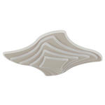 LED-DECKENLEUCHTE Samobor 45/45/7 cm  - Sandfarben, Design, Kunststoff/Metall (45/45/7cm) - Novel