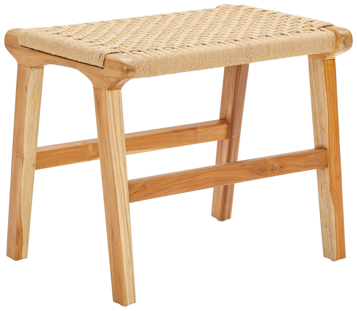 HOCKER in Holz Naturfarben  - Hellbraun/Naturfarben, Basics, Holz (50/35/43cm) - MID.YOU