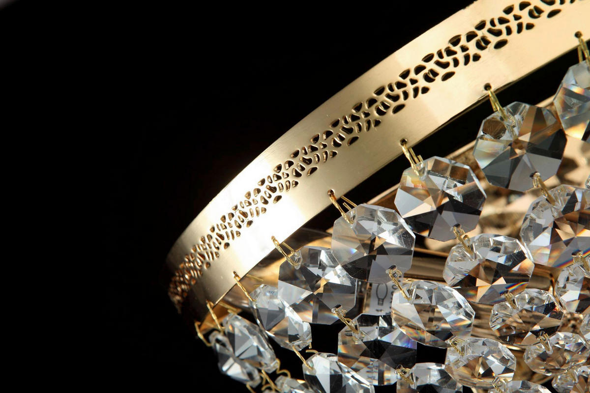 WANDLEUCHTE - Goldfarben, Trend, Metall (12,8/25/13cm) - MAYTONI