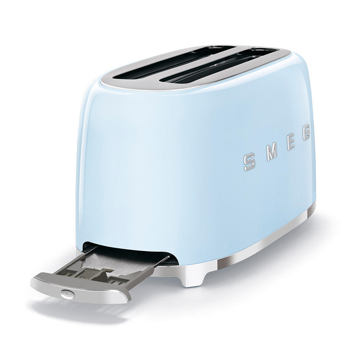 TOASTER  - Pastellblau, Basics, Metall (39.4/21.5/39.4cm) - SMEG