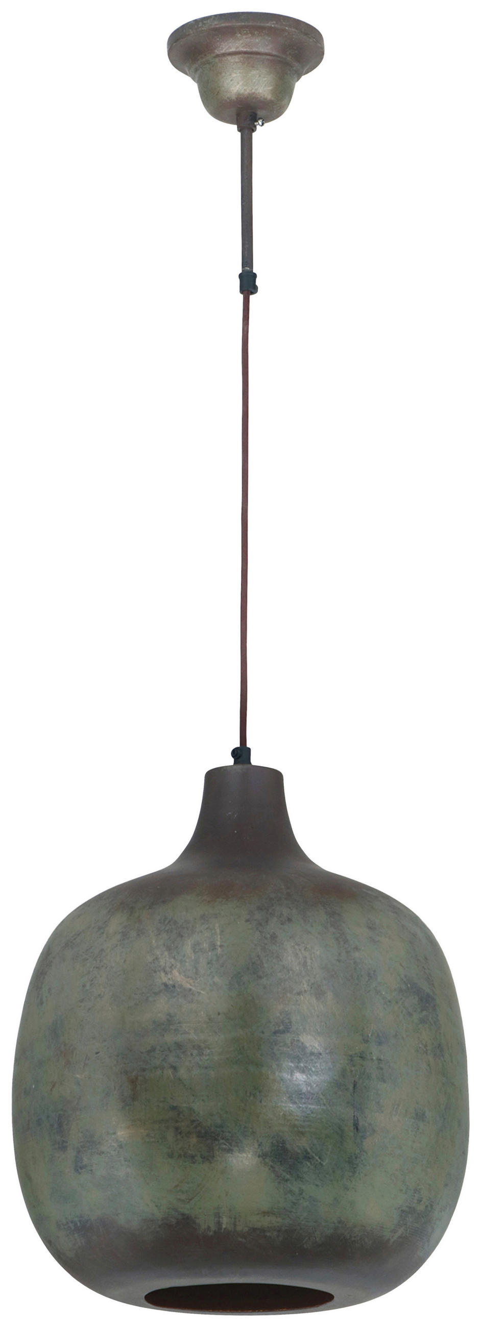 HÄNGELEUCHTE 34/34/38 cm    - Bronzefarben, Basics, Metall (34/34/38cm) - Kayoom