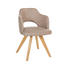 STUHL in Holz, Textil Eichefarben, Taupe - Taupe/Eichefarben, Design, Holz/Textil (53/78/57cm) - Voleo STUHL in Holz, Textil Eichefarben, Taupe - Taupe/Eichefarben, Design, Holz/Textil (53/78/57cm) - Voleo