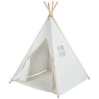 ŠATOR ZA IGRU  Tipi Smile  - krem, Basics, drvo/tekstil (120/120/154cm) - My Baby Lou
