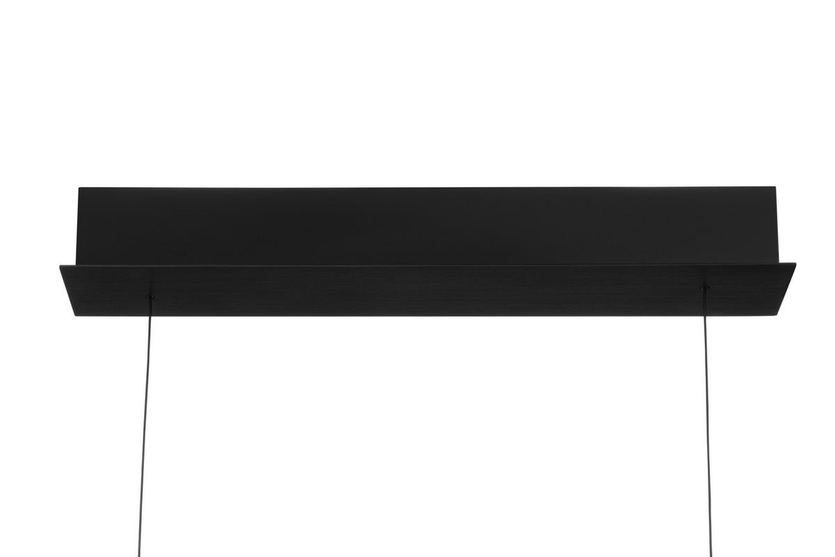 LED-HÄNGELEUCHTE Otis Linear 115/7,5/150 cm   - Schwarz, Design, Metall (115/7,5/150cm) - Dieter Knoll