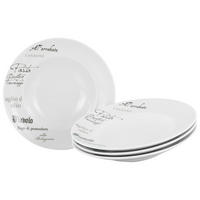 PASTATELLERSET Europa Gustoso 4-teilig  - Weiß, Design, Keramik (27cm) - Creatable