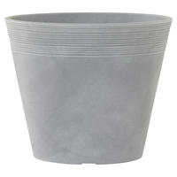 PFLANZENTOPF   - Grau, Basics, Kunststoff (48/32cm) - Siena Garden