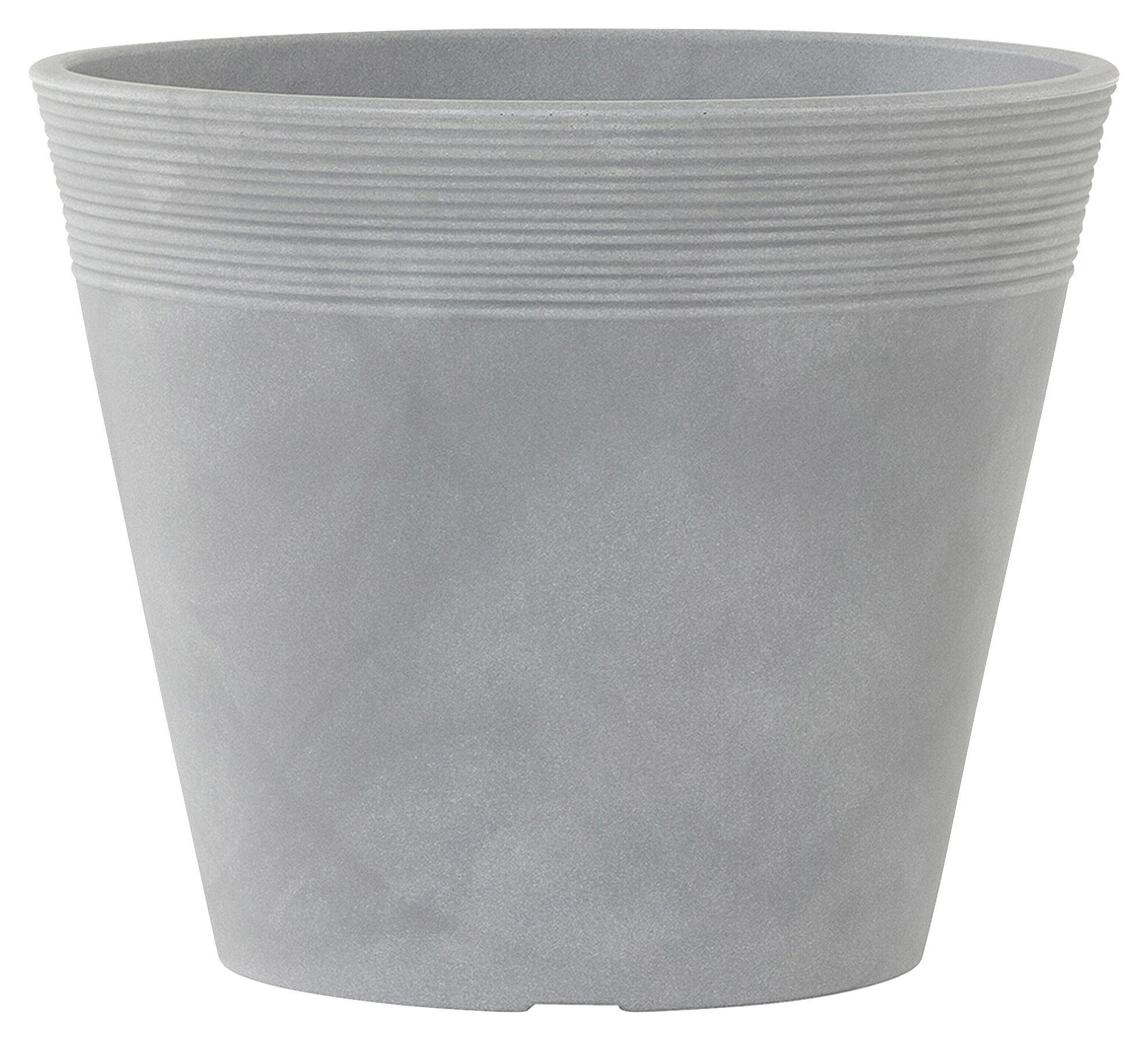 Pflanzentopf Grau D: 48 Cm Rund