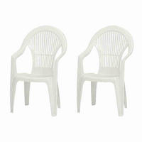 STAPELSESSEL in Kunststoff Weiß  - Weiß, KONVENTIONELL, Kunststoff (54/93/57cm) - Siena Garden