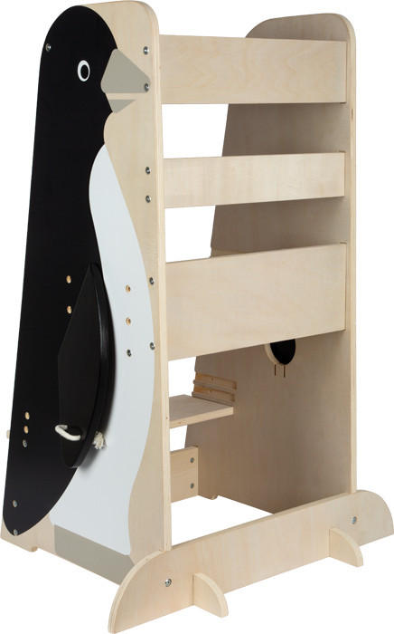 LERNTURM  - Multicolor, Basics, Holz/Textil (64/92/53cm) - small foot