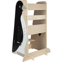LERNTURM  - Multicolor, Basics, Holz/Textil (64/92/53cm) - small foot