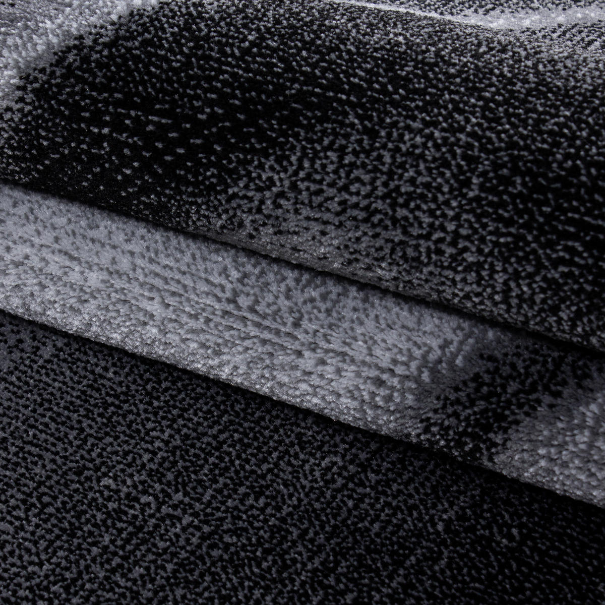 WEBTEPPICH 160/230 cm Parma Schwarz  - Schwarz, KONVENTIONELL, Textil (160/230cm) - Novel