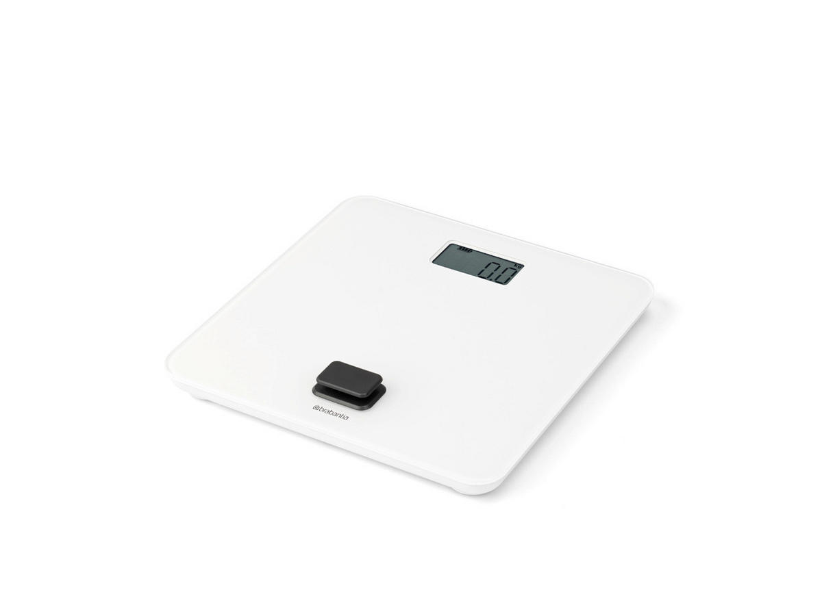 TELESNA VAGA  bela  - bela, Osnovno, staklo/metal (30/4.3cm) - Brabantia