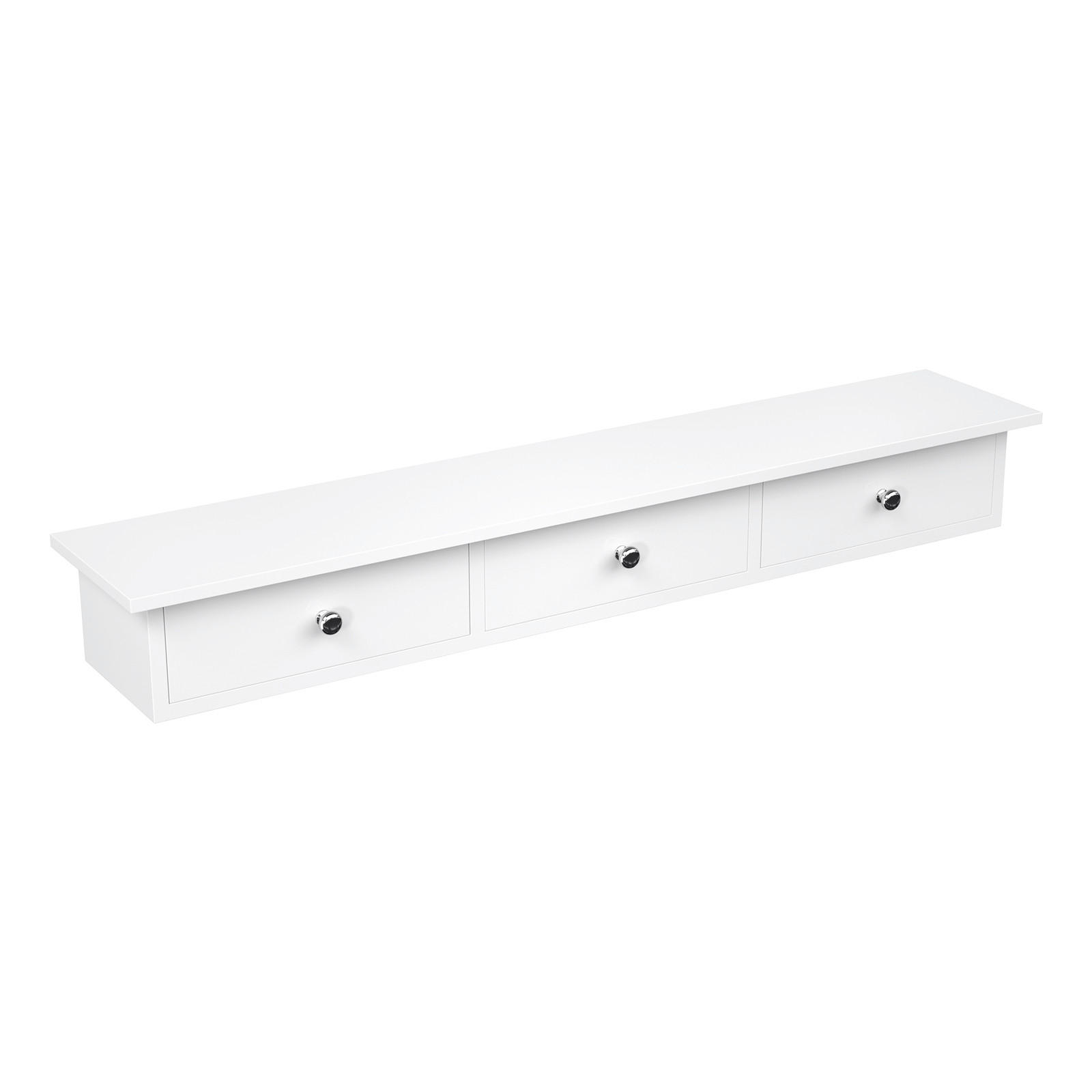 WANDREGAL  - Weiß, Basics, Holzwerkstoff (80/10/15cm) - Boxxx