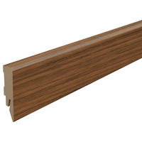SOCKELLEISTE Nussbaum dunkel Dunkelbraun  - Dunkelbraun, KONVENTIONELL, Holzwerkstoff (240/1.4/5.8cm) - Egger Holzwerkstoffe