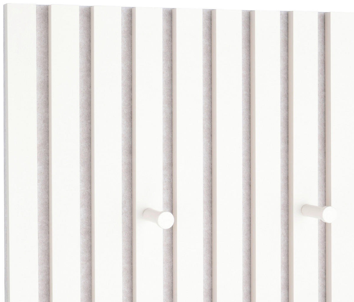 GARDEROBENPANEEL  in 60/30/7 cm  - Sandfarben, MODERN, Holzwerkstoff/Textil (60/30/7cm)